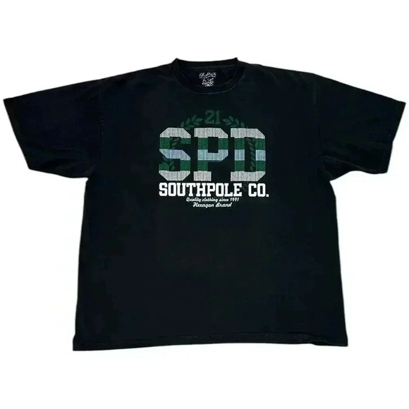 Southpole University Style Navy T-shirt - Picture 1 of 3